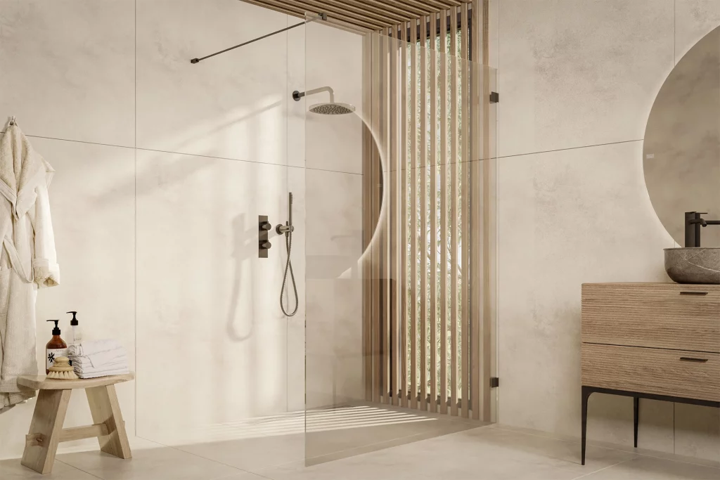 PRIMO Glass Walk-in-Dusche ohne Rahmen aus Echtglas